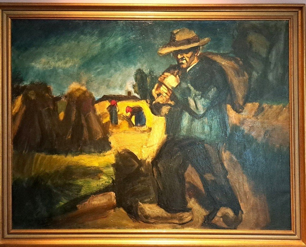 Piet van wijngaerdt bergense school schilderijen collectie ., Antiek en Kunst, Ophalen of Verzenden
