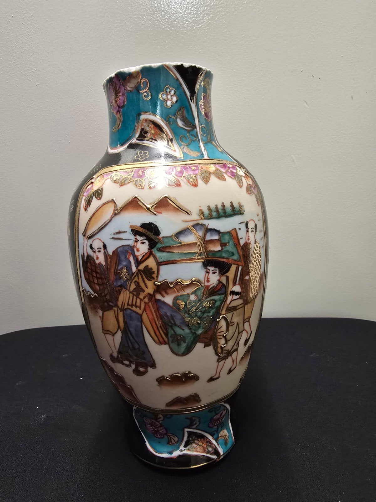 Satsuma vaas 20 cm, Antiek en Kunst, Antiek | Vazen, Ophalen of Verzenden