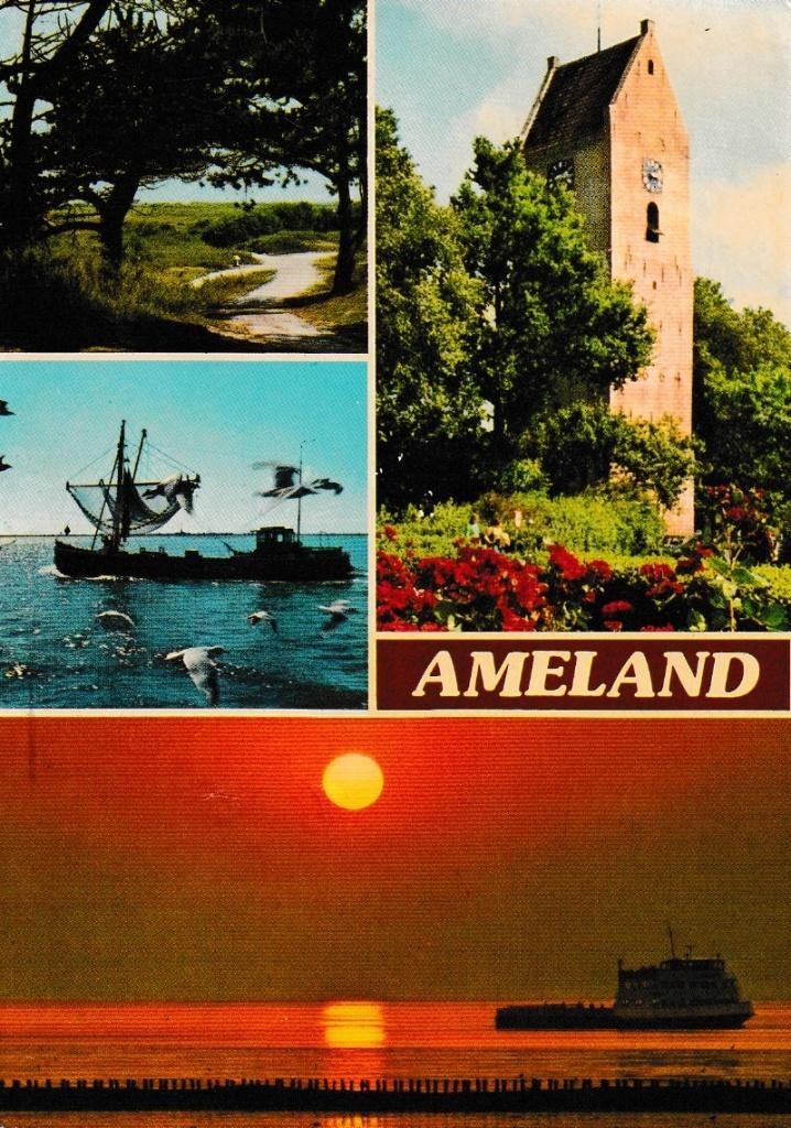 Ameland                384a, Ophalen of Verzenden, Voor 1920, Waddeneilanden