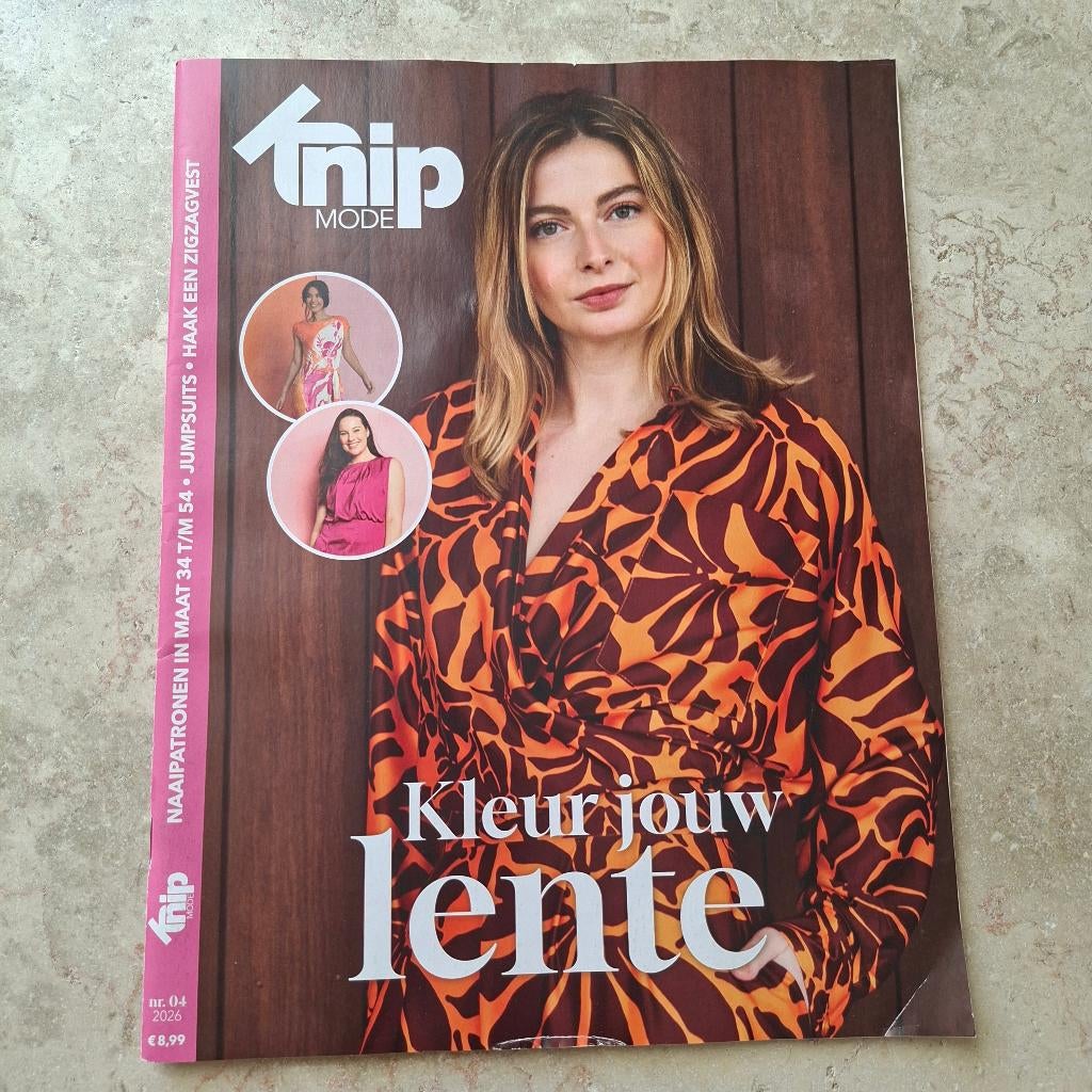 Nieuwe knipmode nummer 4-2026, Hobby en Vrije tijd, Kledingpatronen, Overige typen, Vrouw, Nieuw, Ophalen of Verzenden