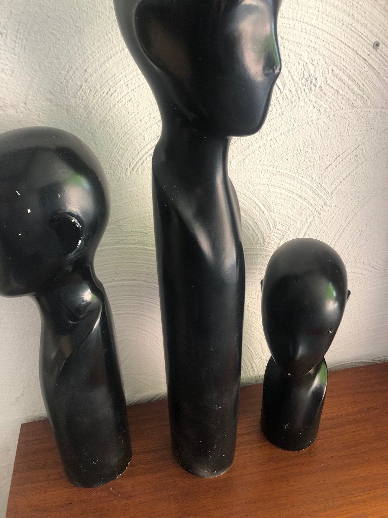 3 leuke abstracte beelden hoofden, Ophalen
