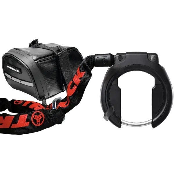 Trelock RS 453 Ringslot Set – Zwart, Ringslot, Nieuw, Ophalen of Verzenden, Trelock