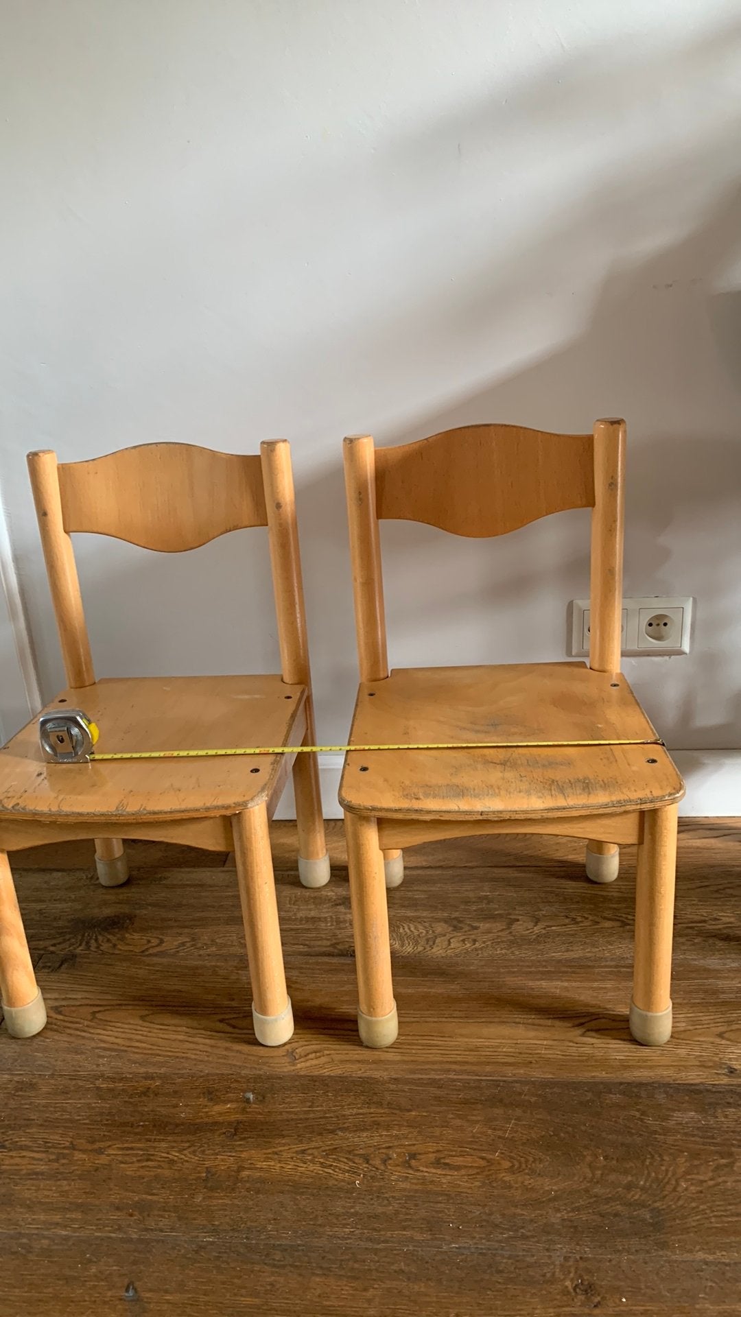 2 houten stoeltjes voor kleuters, Ophalen, Gebruikt, Stoel(en)