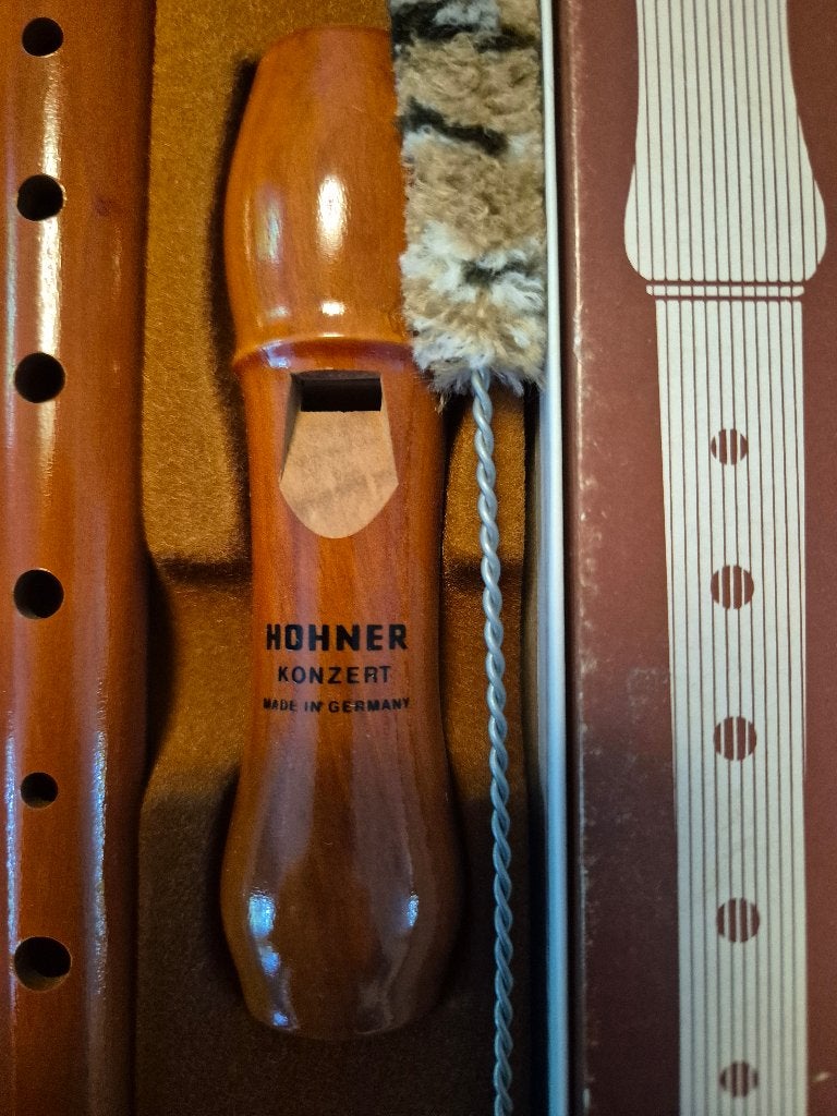 Hohner Konzert Sopraan Blokfluit (Perenhout), nieuw in doos, Muziek en Instrumenten, Blaasinstrumenten | Blokfluiten, Ophalen of Verzenden