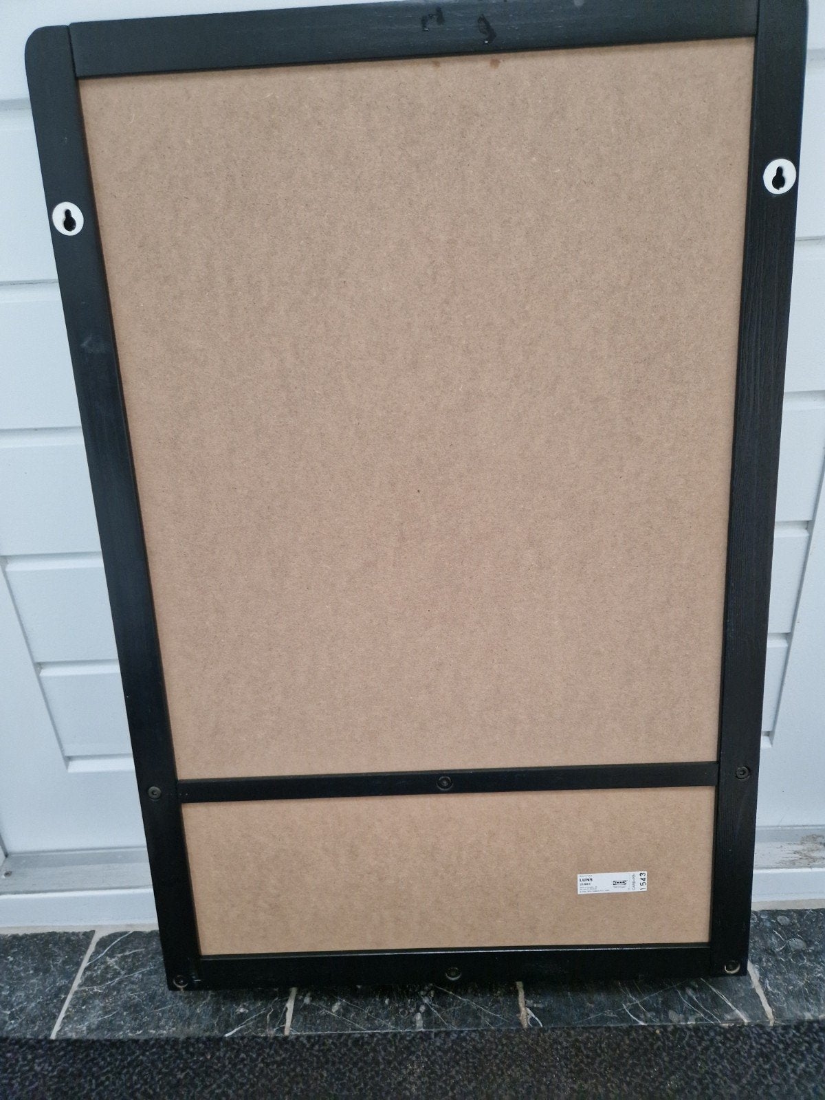 IKEA Luns Magneet/Krijtbord - 48x71 cm, Ophalen, Gebruikt, Zwart, Hout