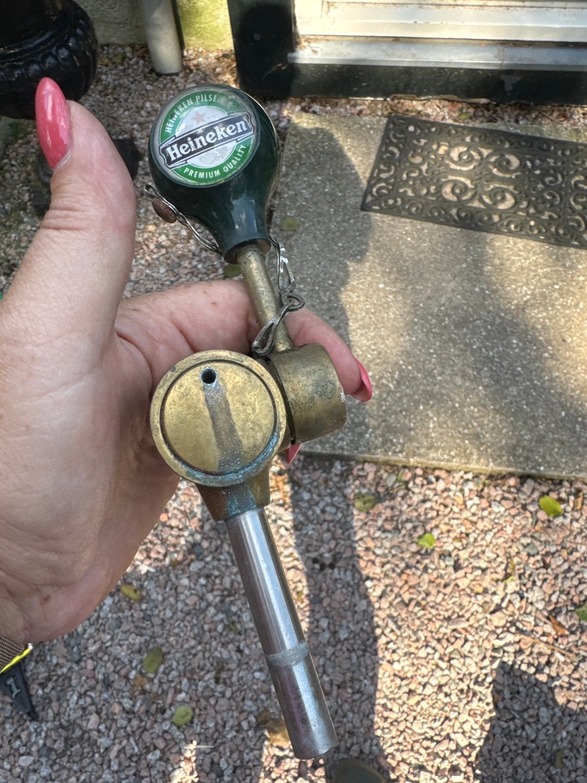 Heineken Bierkraan - Vintage Taphendel, Verzamelen, Ophalen of Verzenden, Gebruikt, Overige typen, Heineken