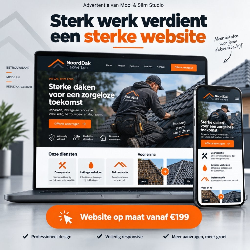 Website laten maken – maatwerk vanaf €199, Webdesign