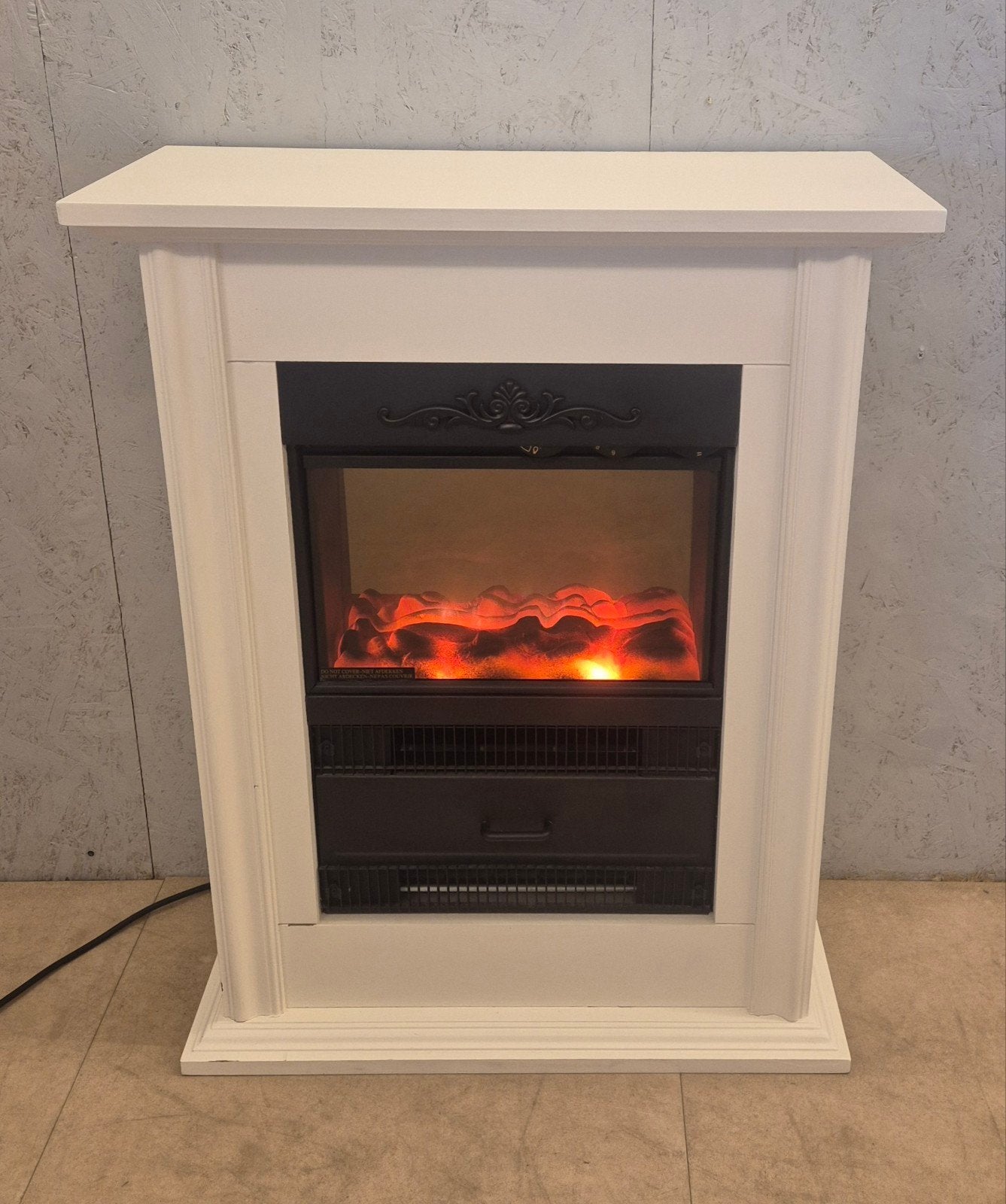 Classic Fire Venezia Elektrische Sfeerhaard met verwarming, Ophalen, Elektrische haard, Classic Fire, Zo goed als nieuw