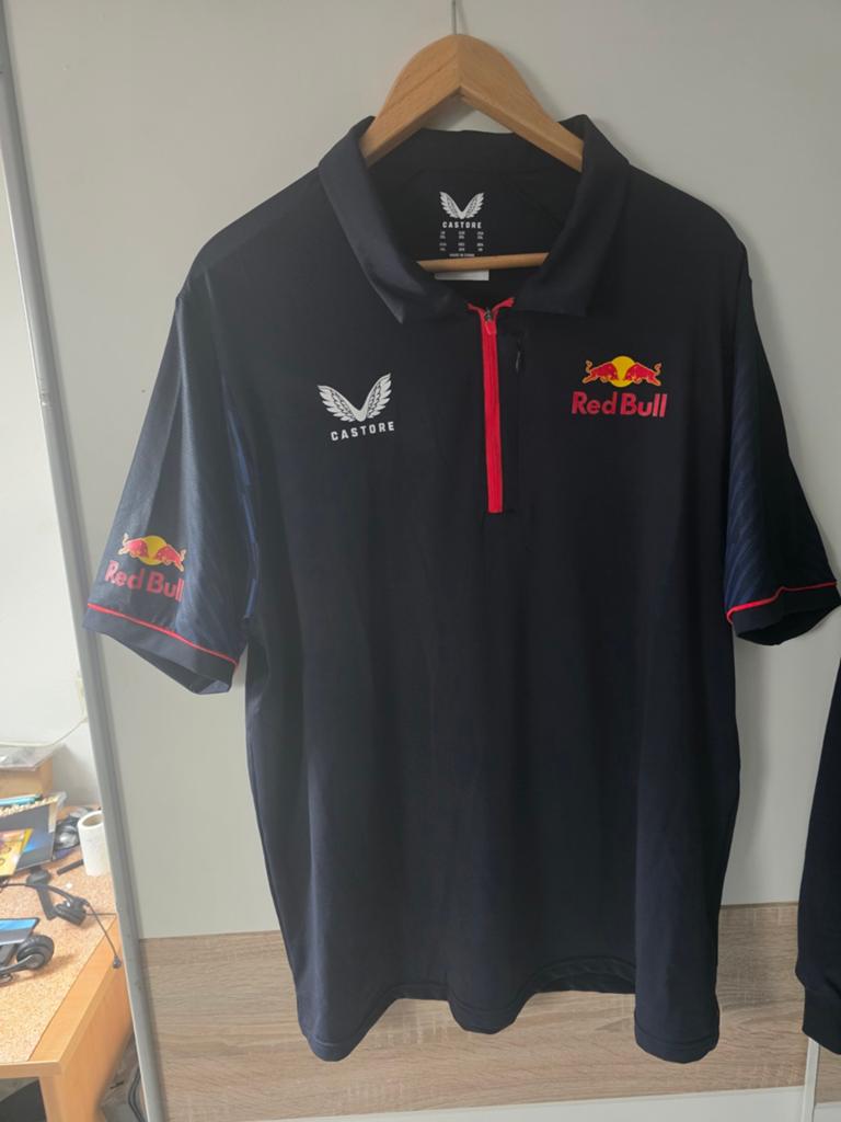 castore red bull polo Nieuw maat XXL shirt met rits, Ophalen of Verzenden, Nieuw, Overige maten, Blauw