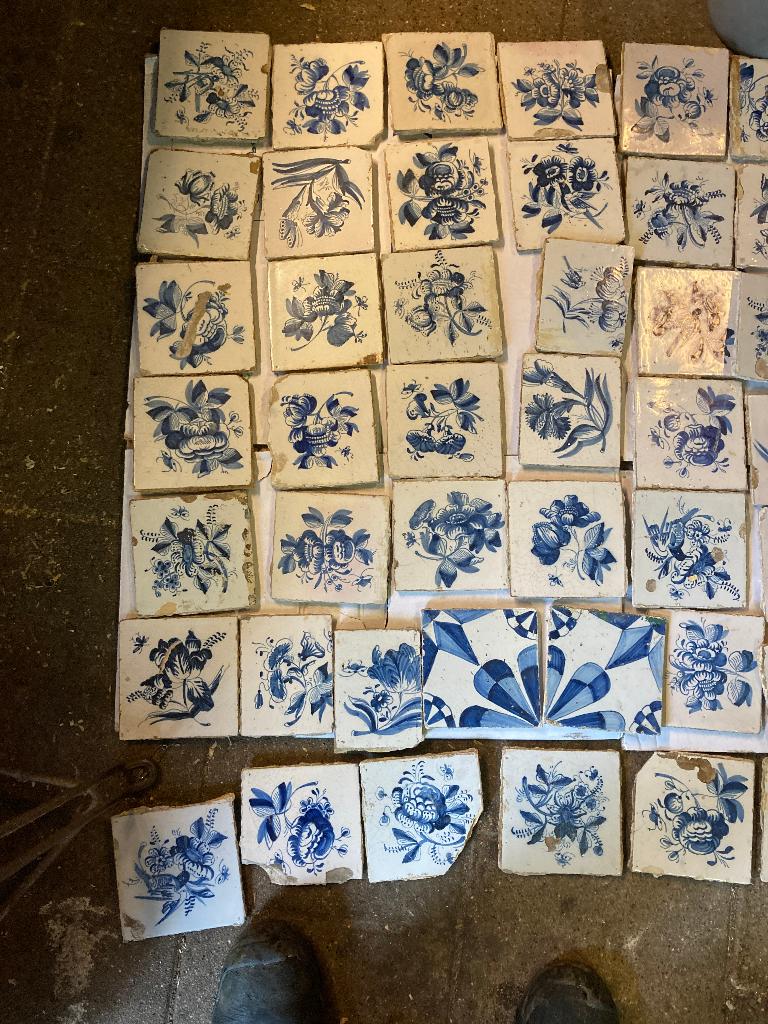 oude tegeltjes, Ophalen