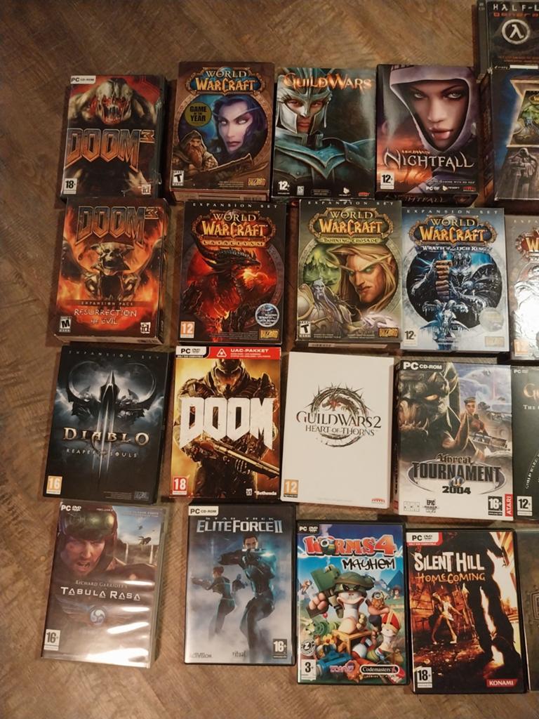 Diverse PC Games Collectie - RPG, Shooter, Strategie, Spelcomputers en Games, Online, Gebruikt, Vanaf 18 jaar, Overige genres