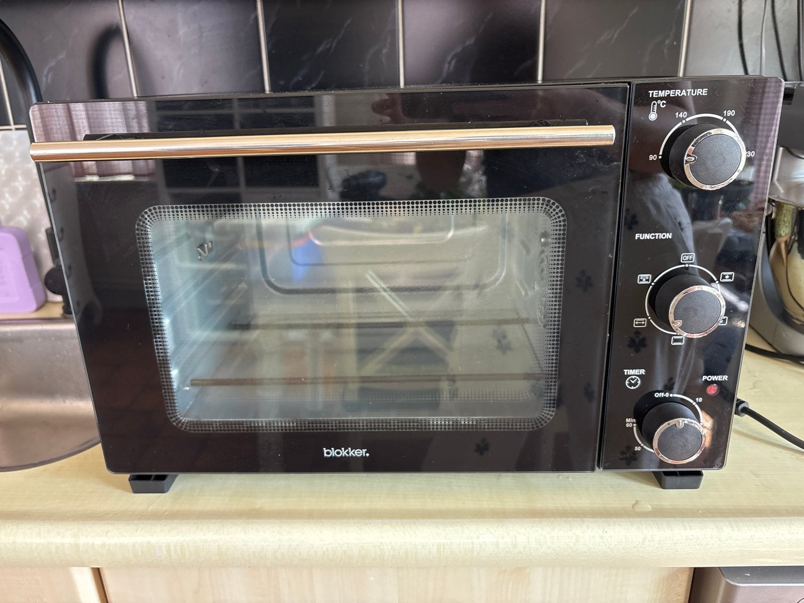 Blokker Mini-oven BL-94005 met heteluchtfunctie, Ophalen, Minder dan 45 cm, Gebruikt, Hete lucht
