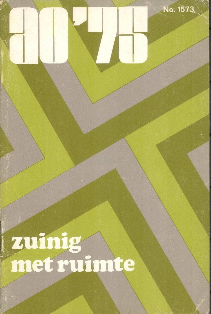 Zuinig met ruimte, Ophalen of Verzenden, Gelezen, Maatschappij en Samenleving, Nederland