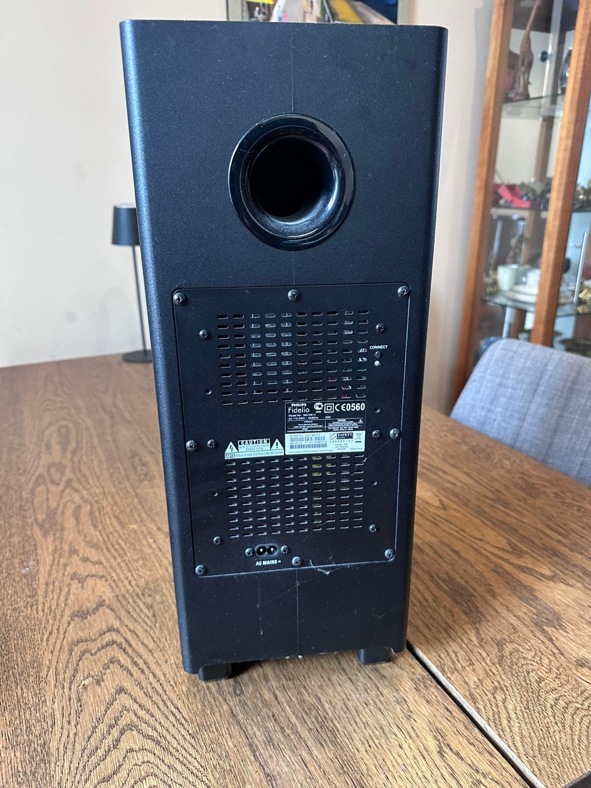 Philips Fidelio woofer, Ophalen, Gebruikt