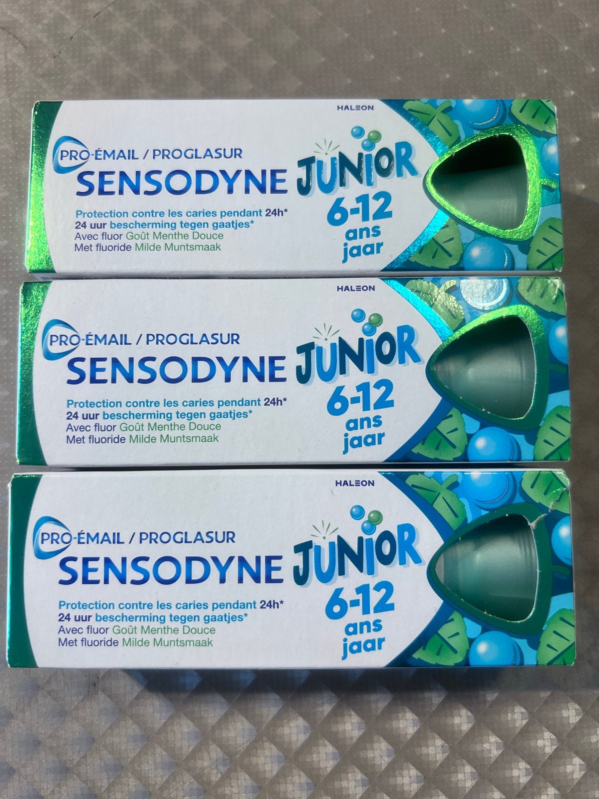 3 Sensodyne Junior Tandpasta 6-12 jaar  voor €5,00, Sieraden, Tassen en Uiterlijk, Uiterlijk | Mondverzorging, Ophalen of Verzenden