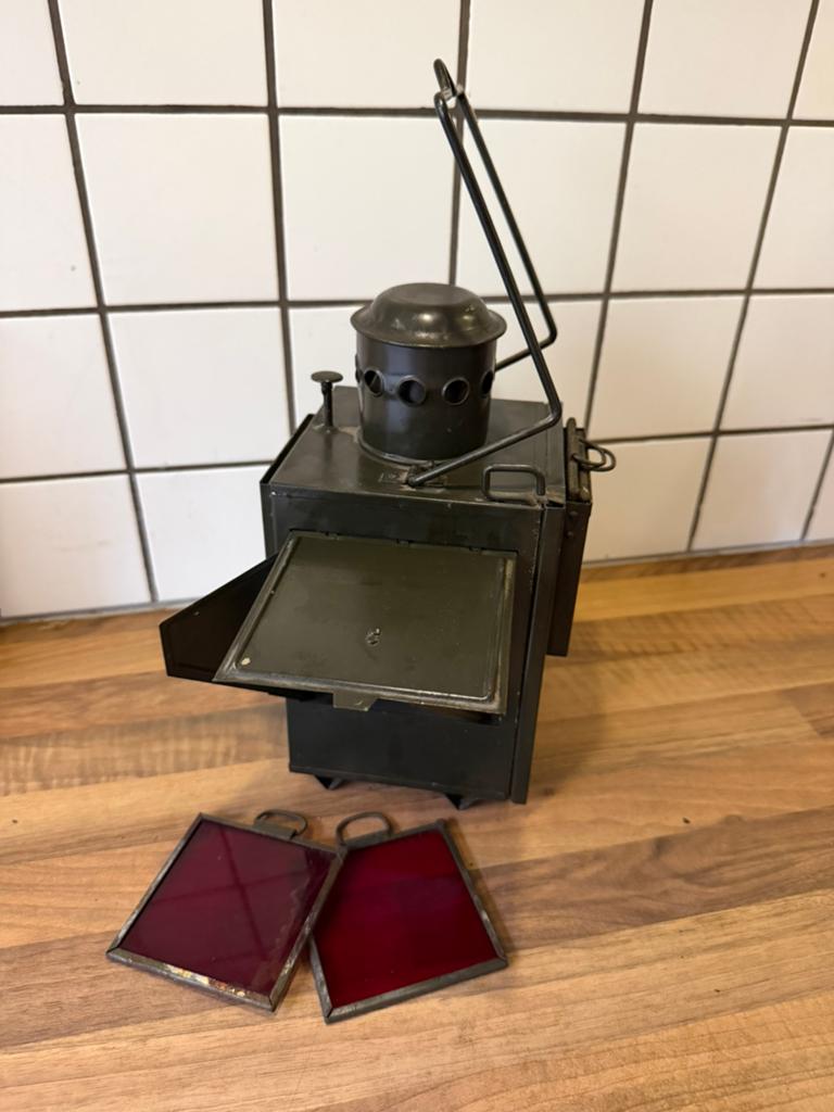 Spoorweglamp seinlamp, Ophalen of Verzenden