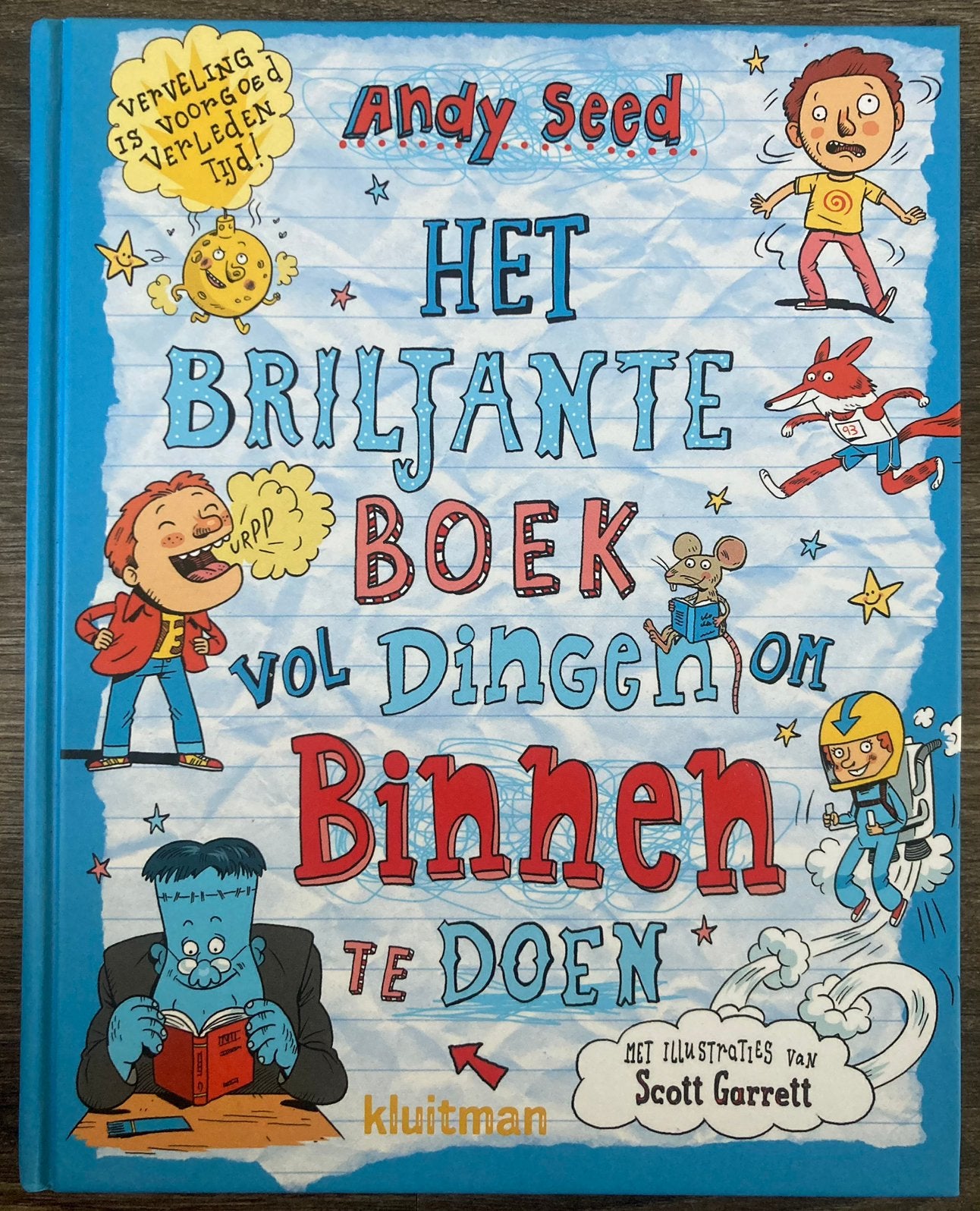 Het BRILJANTE BOEK vol dingen om BINNEN TE DOEN, Ophalen of Verzenden, Zo goed als nieuw