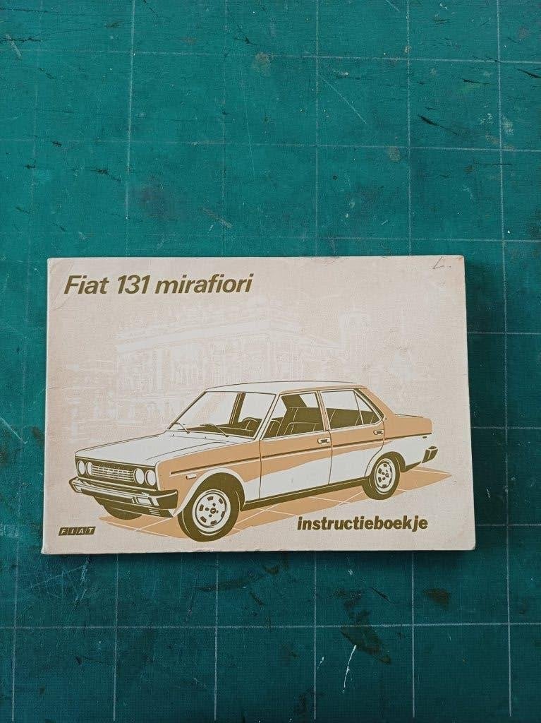 instructieboekje FIAT 131 Mirafiori, Ophalen of Verzenden