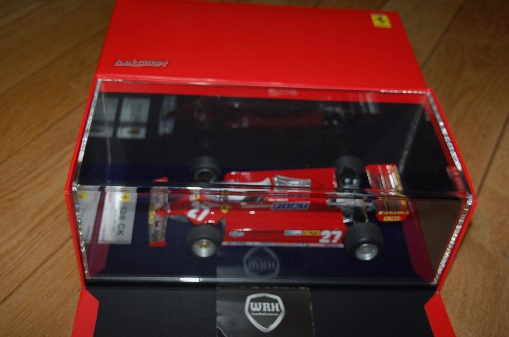 1:18 Ferrari 126CK F1 #27 Villeneuve Looksmart WRH, Verzenden, Zo goed als nieuw, Auto, Overige merken