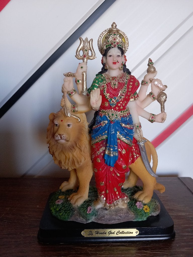 Hindoe Godin Durga met Leeuw, Ophalen