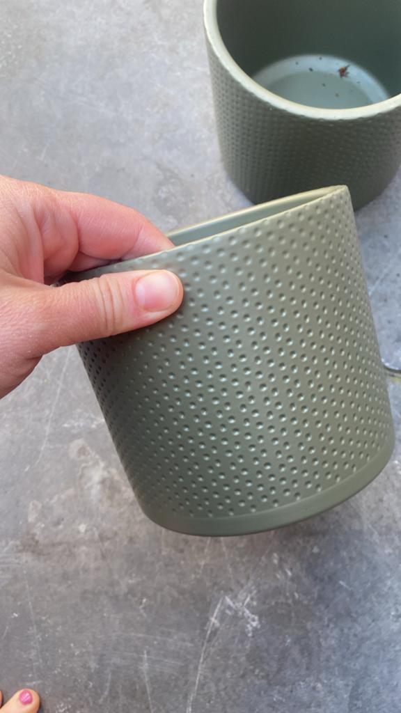 Bloempot van Intratuin - Set van 8, Ophalen, Zo goed als nieuw, Rond, Minder dan 25 cm