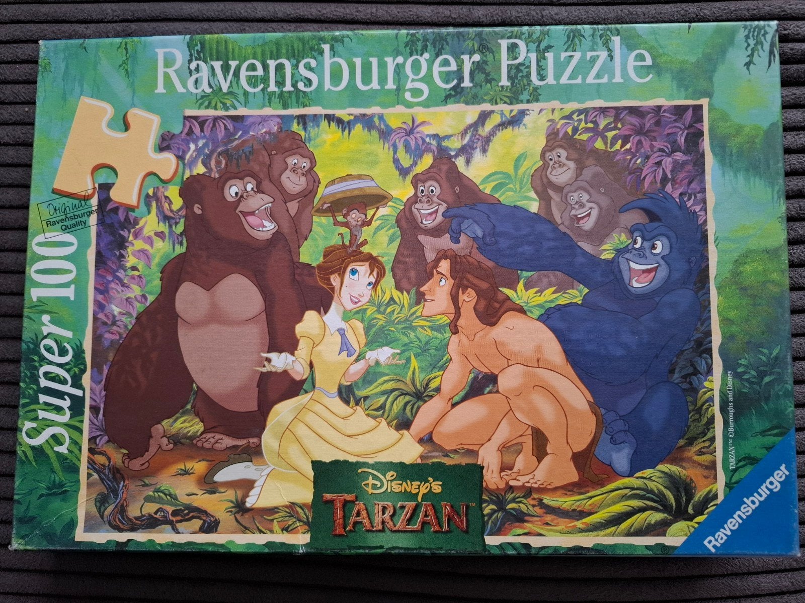 Ravensburger Disney's Tarzan Legpuzzel - Super 100 Stukjes, Ophalen of Verzenden, Minder dan 500 stukjes, Gebruikt, Legpuzzel