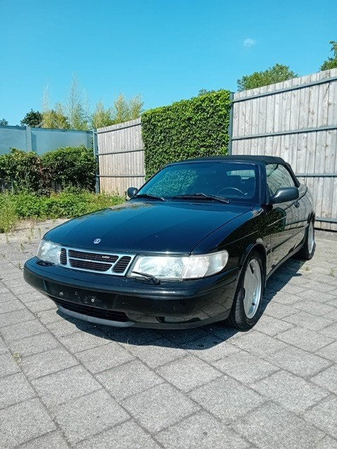 Saab 900 Turbo Cabrio, Auto's, Saab, Voorwielaandrijving, Zwart, 4 cilinders, 4 stoelen