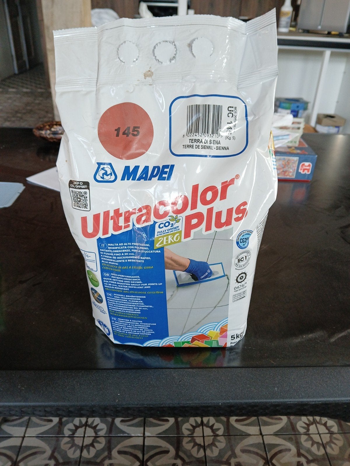 Mapei Ultracolor Plus voegmortel 145 Terra di Siena 5kg, Doe-het-zelf en Verbouw, Tegels, Overige typen, Nieuw, 10 m² of meer