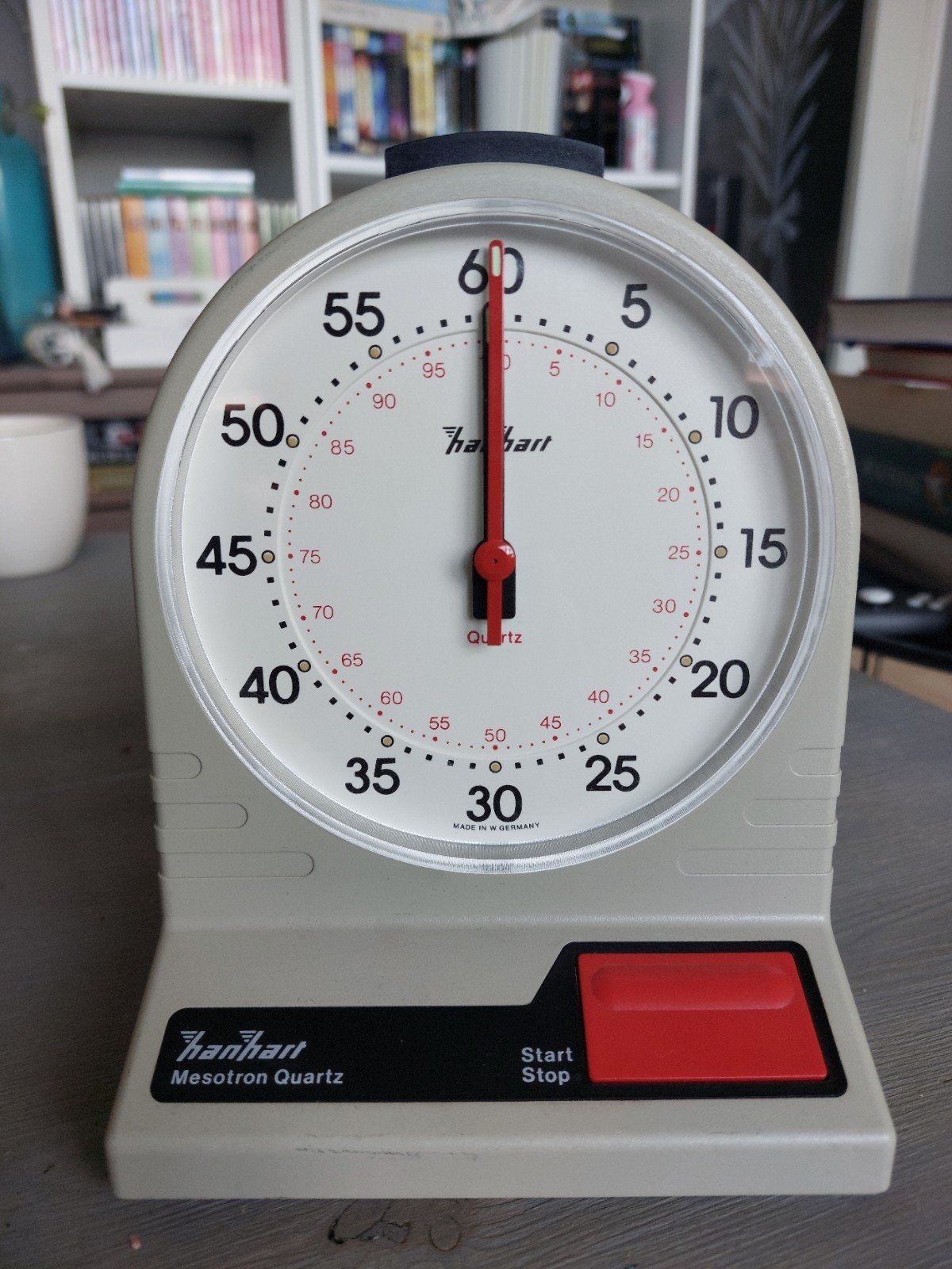 Hanhart Mesotron Quartz Tafelklok/Timer, Ophalen of Verzenden, Gebruikt
