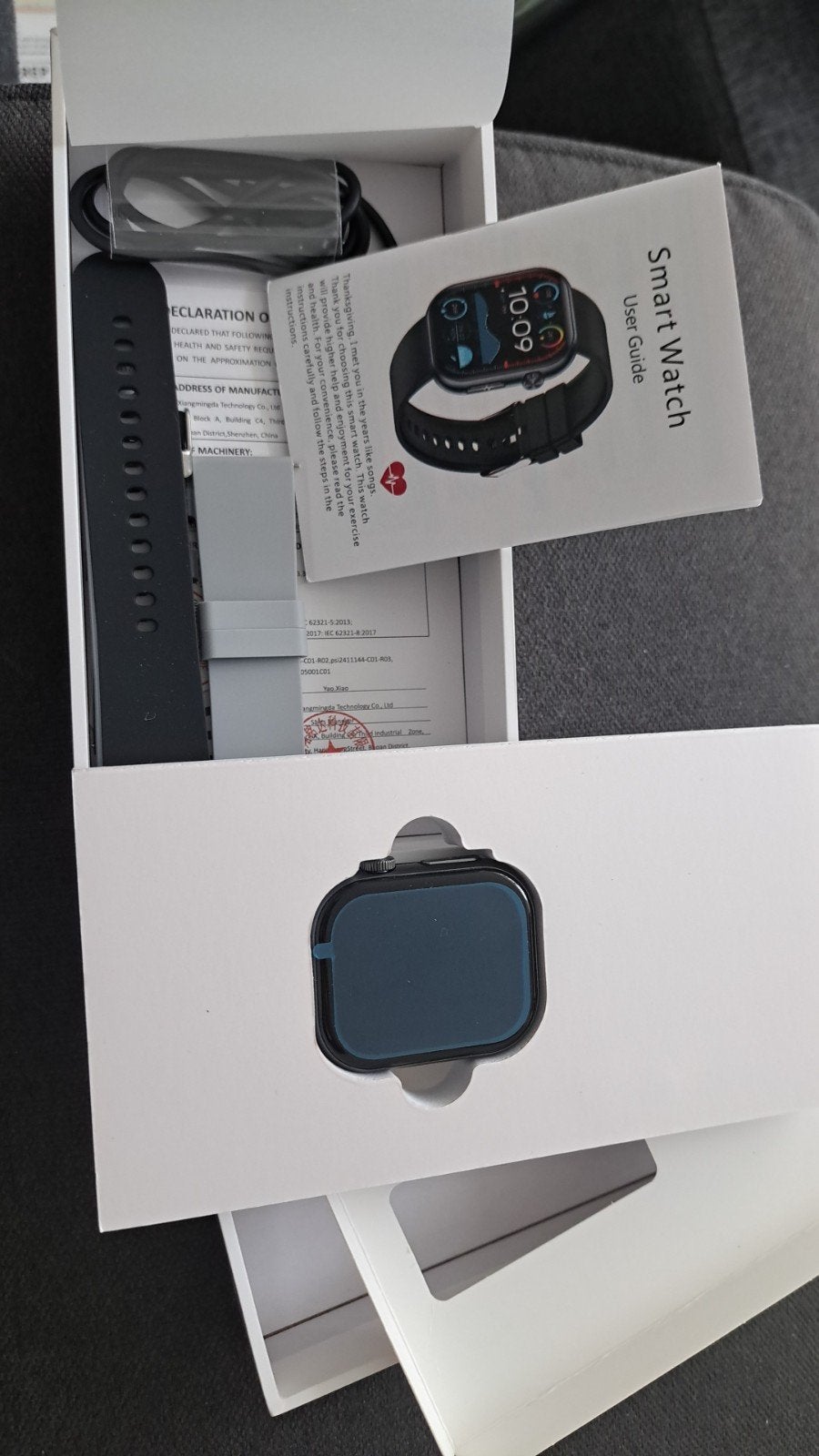 Smartwatch, Ophalen of Verzenden, Nieuw, Zwart, Android