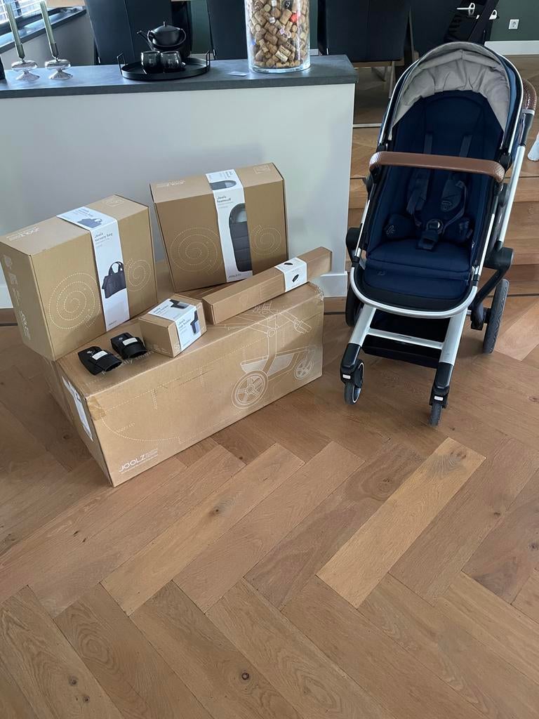 Joolz Day+ complete set met accessoires - Zeer goede staat, Zo goed als nieuw, Met autostoeltje, Ophalen, Kinderwagen