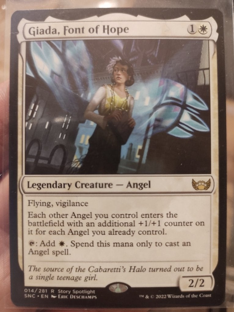 Giada, Font of Hope Commander deck, Hobby en Vrije tijd, Verzamelkaartspellen | Magic the Gathering, Ophalen of Verzenden, Zo goed als nieuw