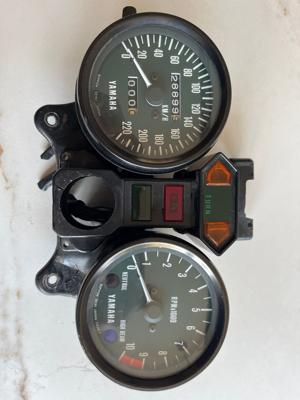 Yamaha XS650 Dashboard Snelheidsmeter Toerenteller, Ophalen of Verzenden, Gebruikt