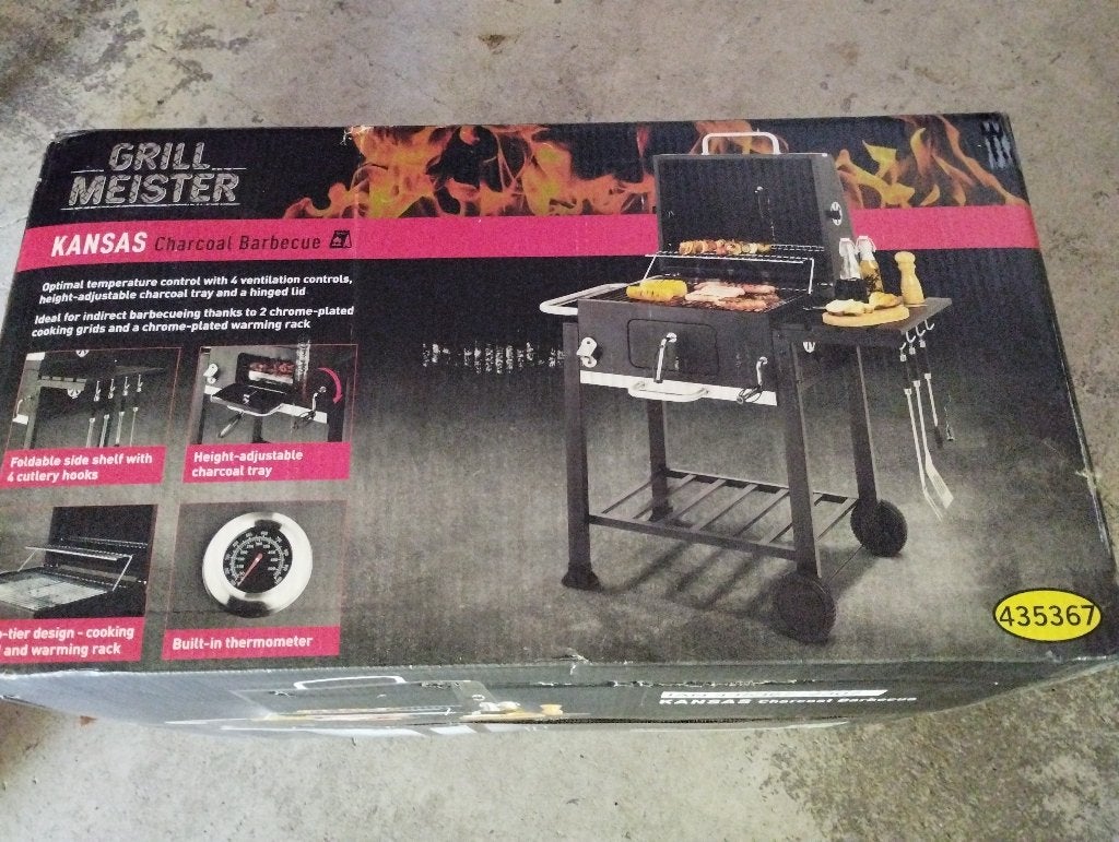 Lidl grill Meister houtskool bbq, Ophalen, Nieuw, Grill Meister