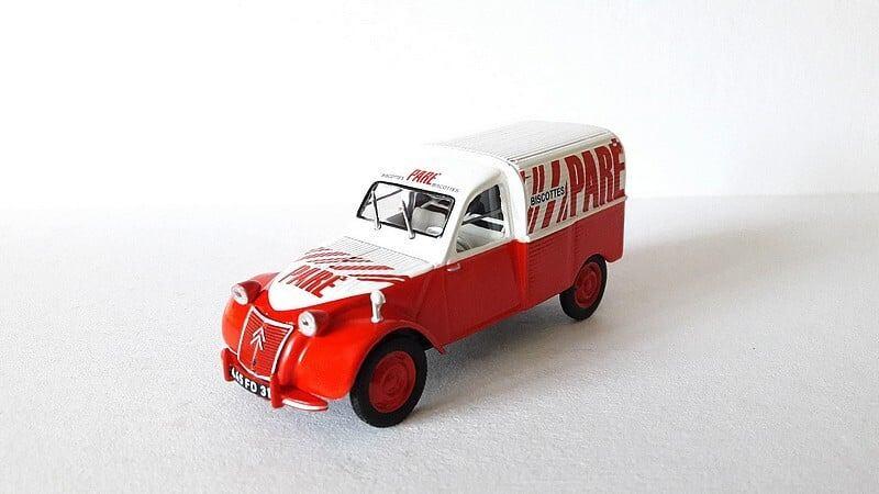 Citroën 2CV AZU bestel in kleuren Biscottes Paré lXO 1:43, Ophalen of Verzenden, Nieuw, Auto, Overige merken