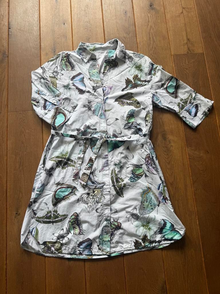 Marc Cain Midi Jurk Nr 3 / 38, Kleding | Dames, Ophalen of Verzenden, Zo goed als nieuw, Maat 38/40 (M), Onder de knie