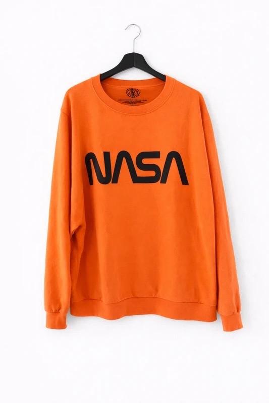 Kid Cudi NASA Crewneck - Exclusieve Merchandise, Kleding | Heren, Ophalen of Verzenden, Zo goed als nieuw, Maat 52/54 (L), Oranje