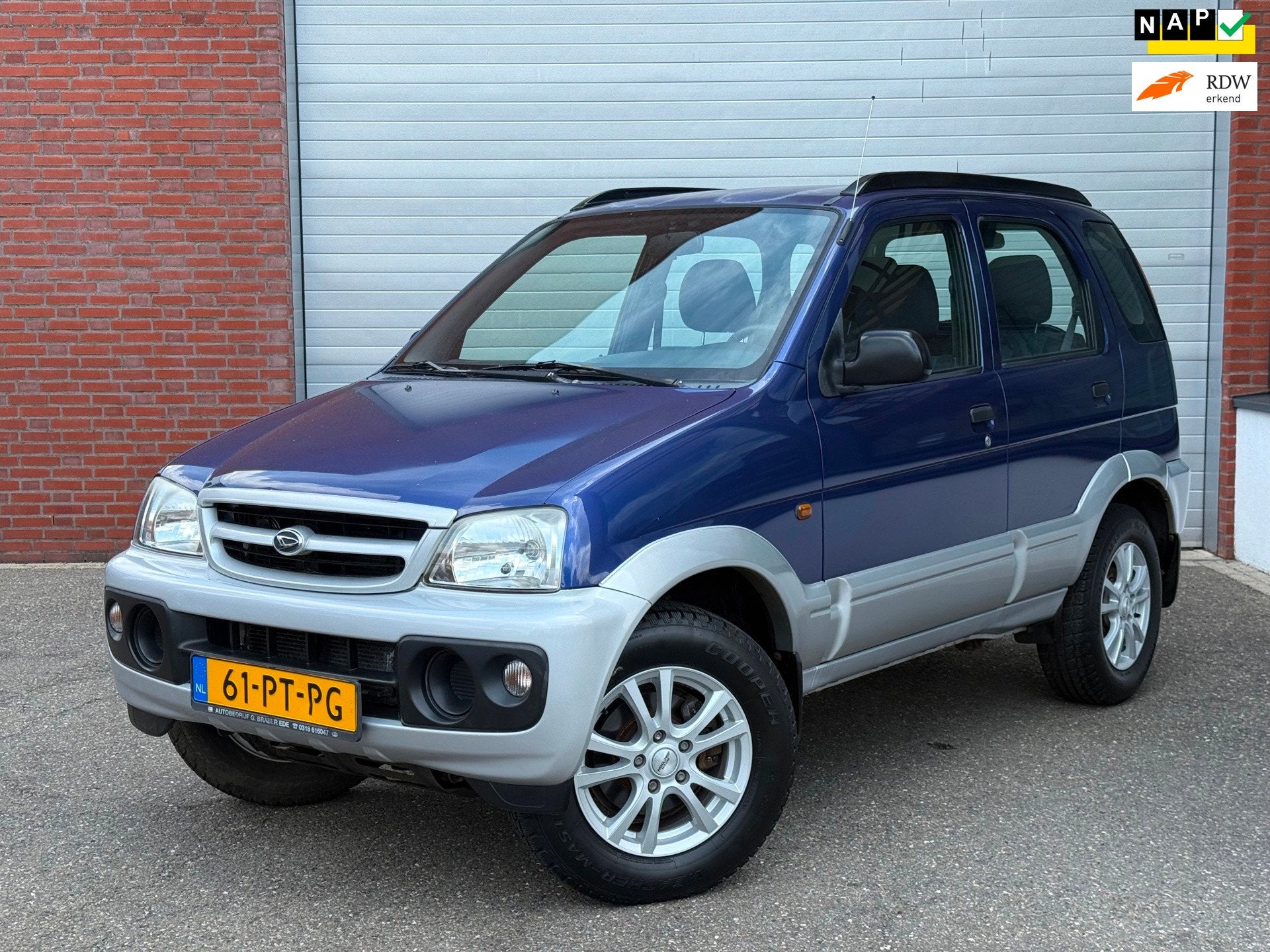 Daihatsu Terios 1.3 DX| NAP| 1E EIG| AIRCO| SCHAKEL, Auto's, Metallic lak, 4 cilinders, Bedrijf, Handgeschakeld
