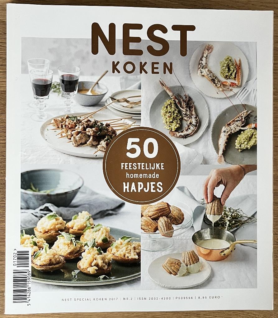 50 feestelijke homemade hapjes (2017) Boek, Boeken, Kookboeken, Zo goed als nieuw