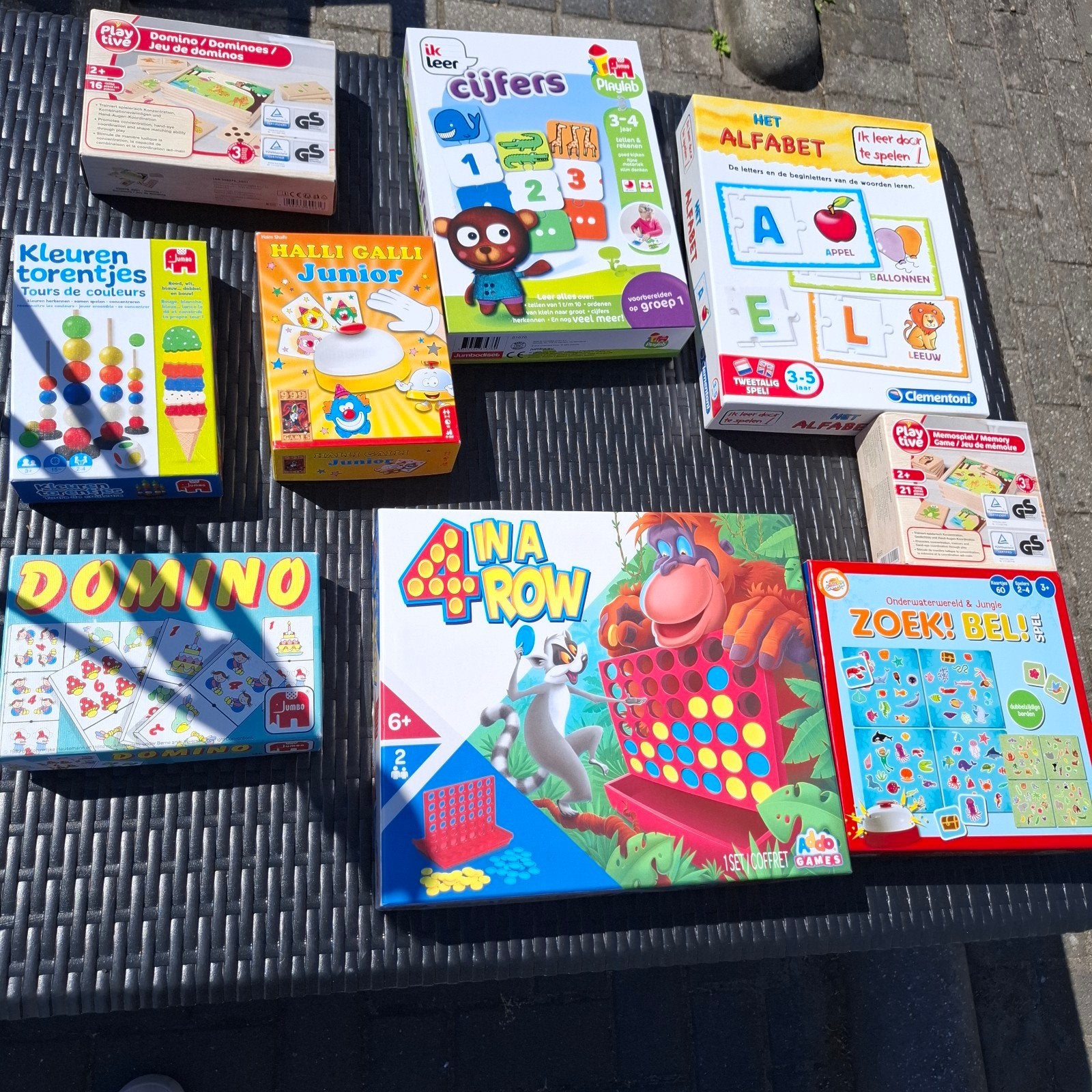 Grote collectie educatieve spellen voor kinderen, Ophalen, Zo goed als nieuw