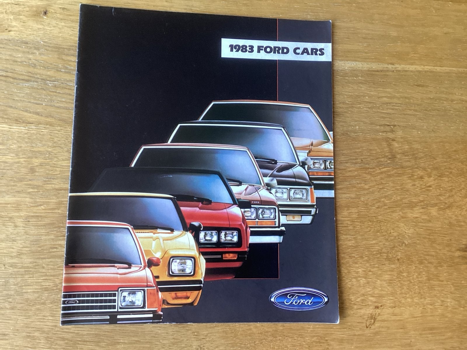 Ford Cars Catalogus 1983 - Mustang, Escort, EXP, Boeken, Ophalen of Verzenden, Zo goed als nieuw, Ford
