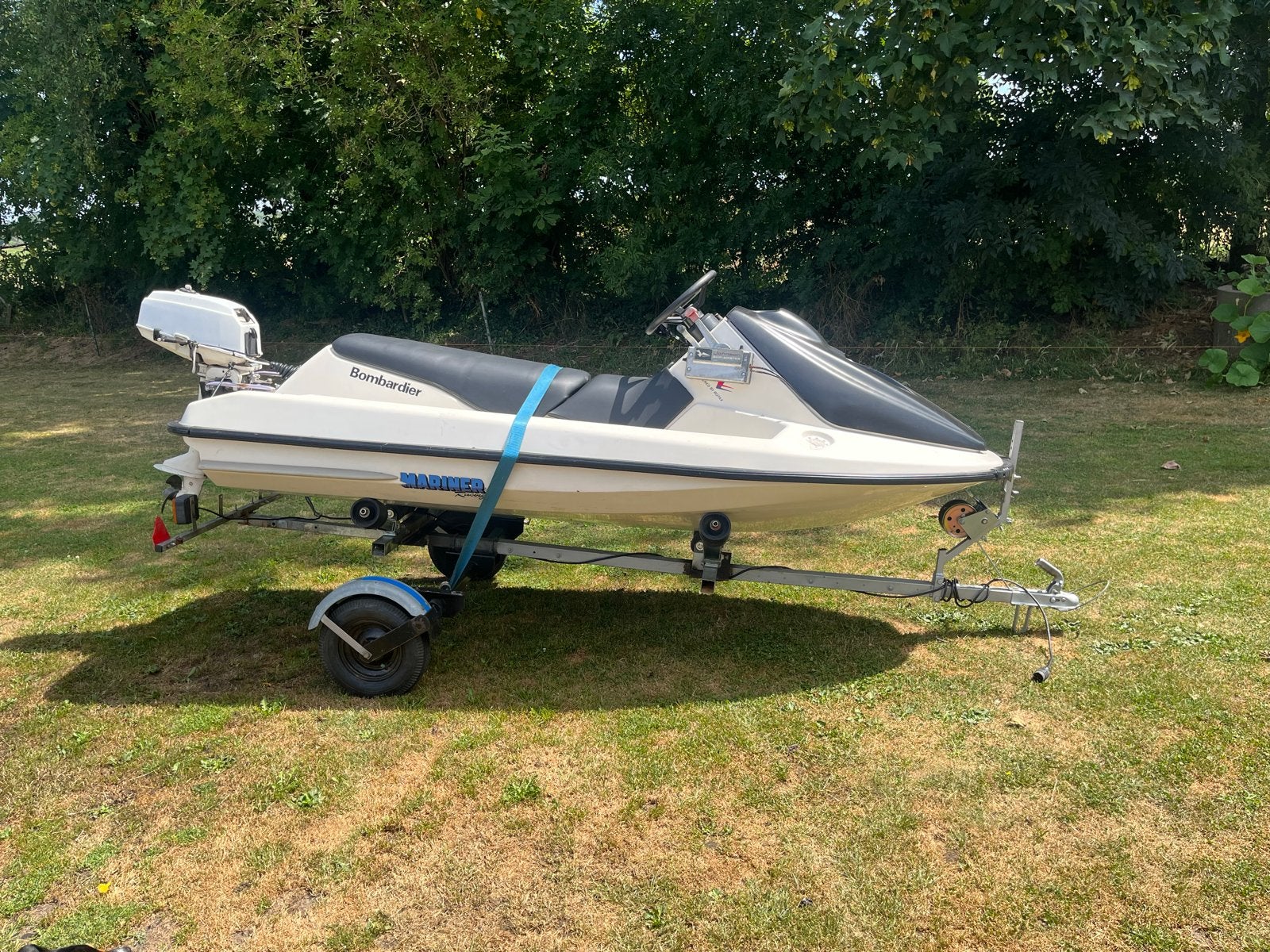 Water scooter / Jetski met 3,5 pk motor en trailer, Watersport en Boten, Bootonderdelen, Gebruikt, Ophalen