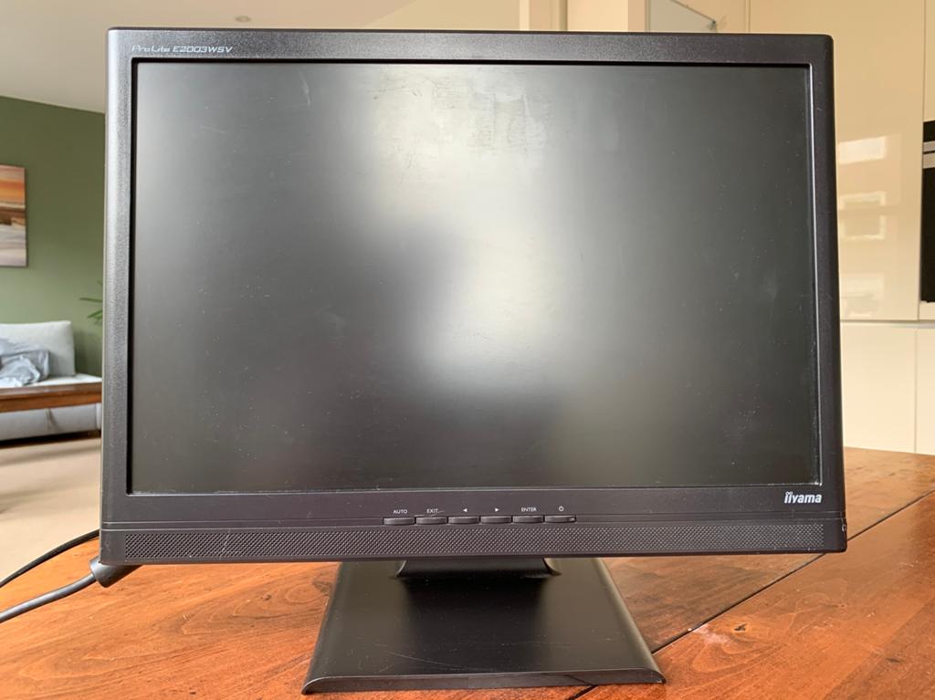 Iiyama monitor 20 inch, Computers en Software, Ophalen, Gebruikt, HD, 60 Hz of minder