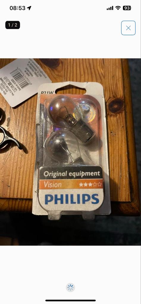 Philips Vision D21W 12V Autolampen - Nieuw in verpakking, Ophalen of Verzenden, Nieuw, Universele onderdelen