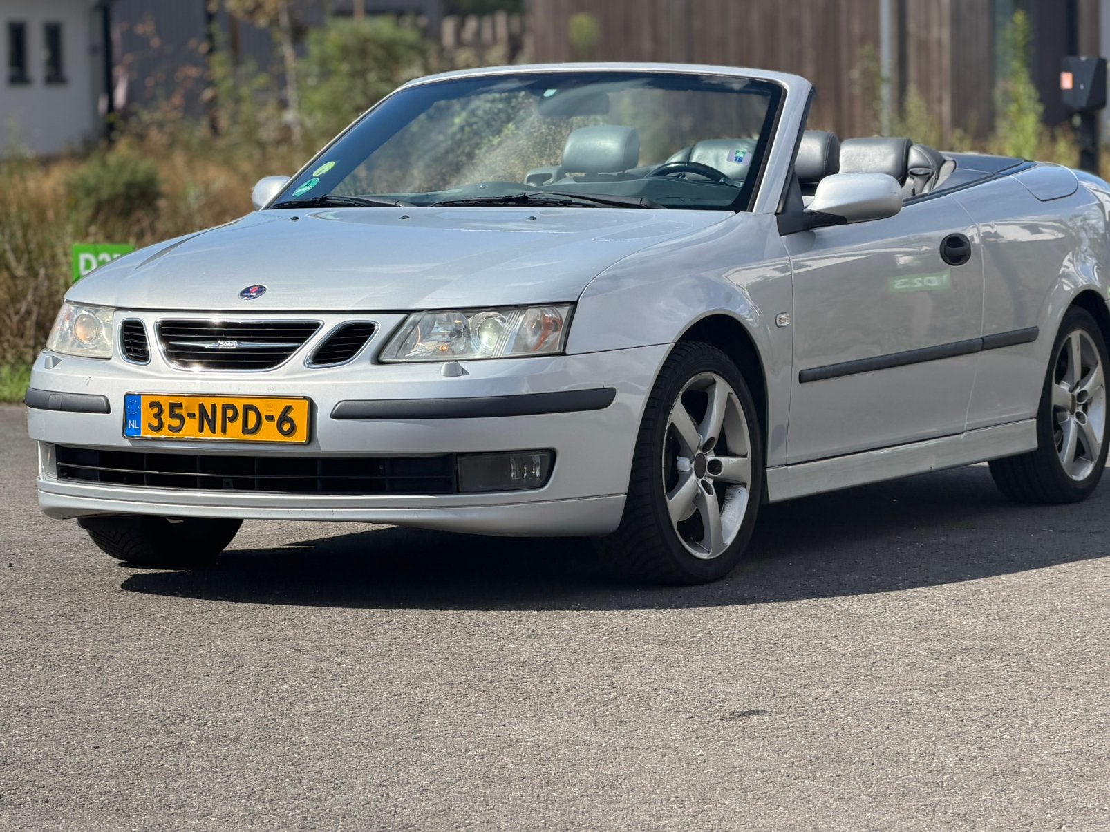 Saab 9-3 2.0 T Cabrio 2004 Grijs, Voorwielaandrijving, 1998 cc, Sound system, 4 cilinders