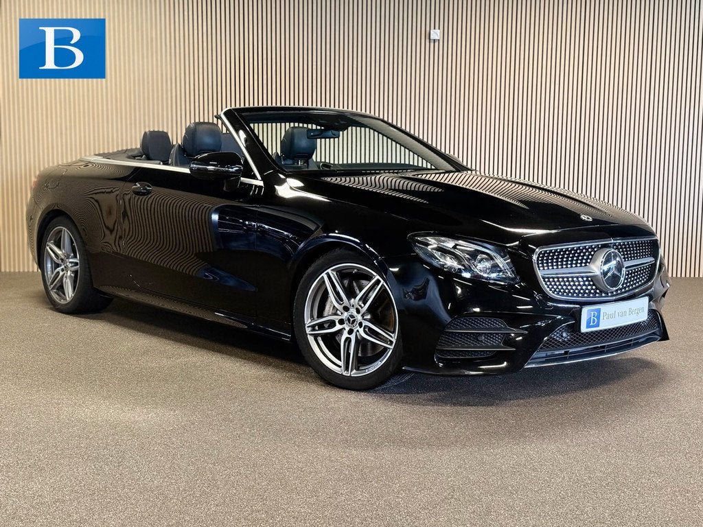 Mercedes-Benz E-Klasse Cabrio 300 AMG STYLING-AIRSCARF-MEMOR, Auto's, 12 maanden, Achterwielaandrijving, 4 stoelen, Zwart