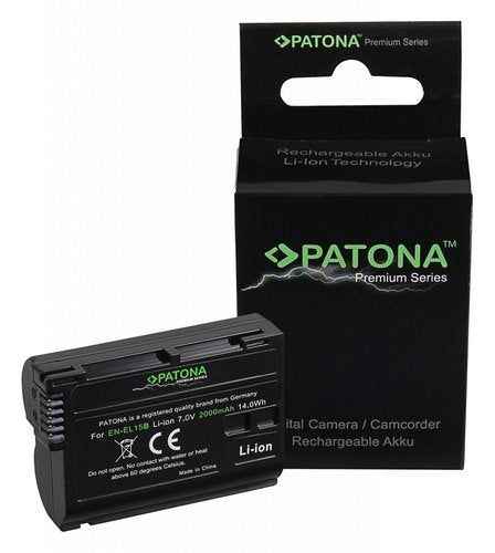 Premium Battery 1 V1 EN-EL 15 EN 15 D7000 D800 D600 Z6 Z7, Nieuw