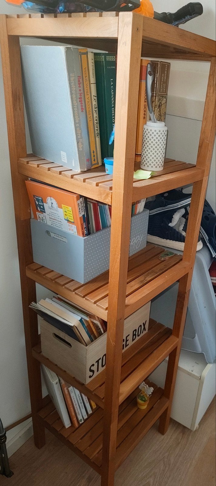 Ikea houten boekenkast/stellingkast, Ophalen, Met plank(en), Gebruikt, Modern, Scandinavisch