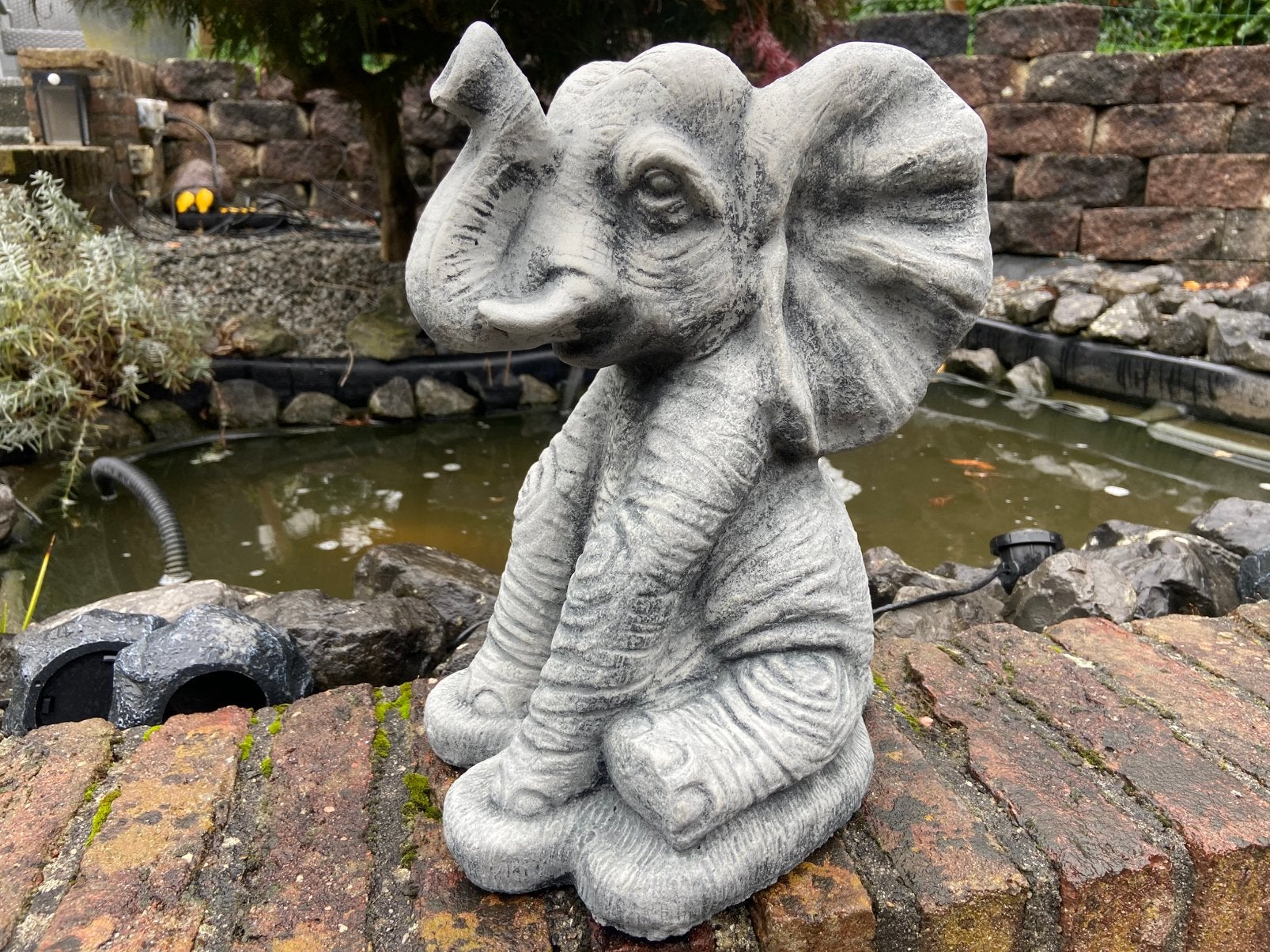 Olifant , hoogte 30cm, Ophalen, Nieuw, Beton, Dierenbeeld