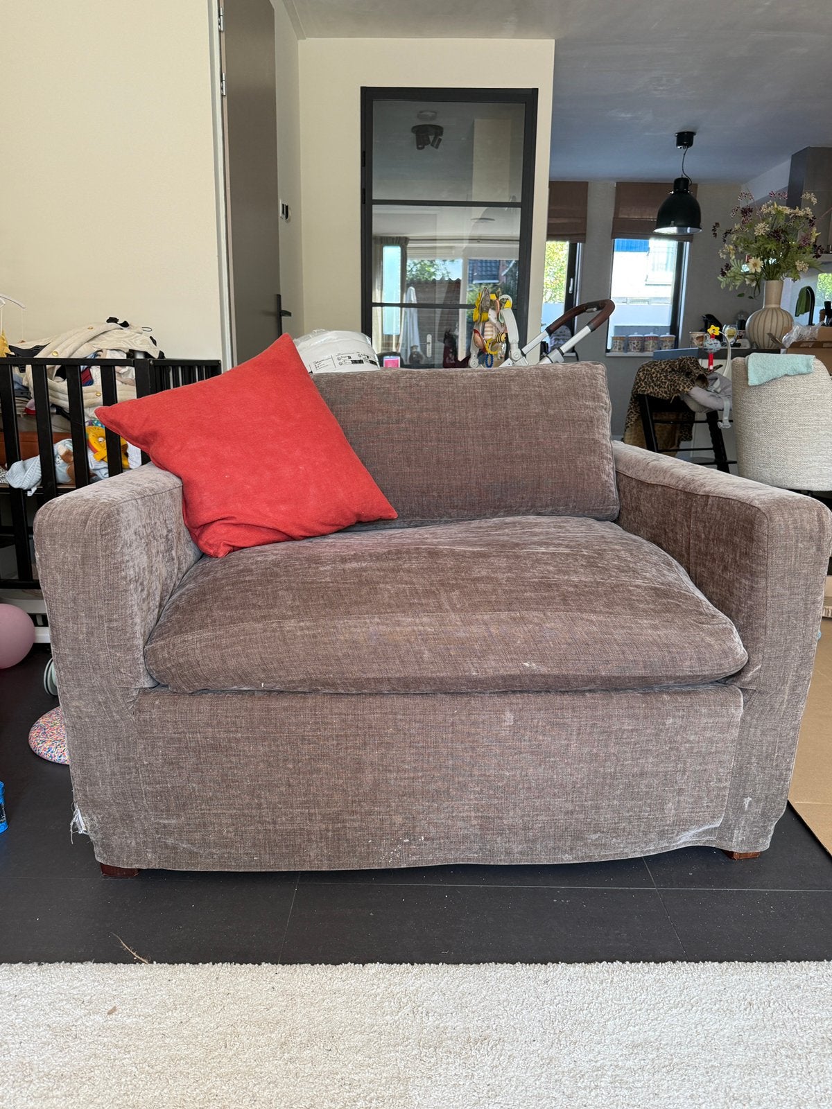 Loveseat - gratis, Ophalen, Gebruikt, Tweepersoons, 75 tot 100 cm
